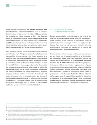27
El sector financiero y el cambio climático2
Hacia una automoción baja en carbono
Desafíos y oportunidades para la inver...