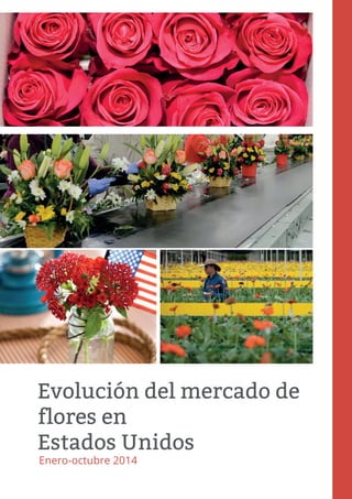 Evolución del mercado de
flores en
Estados Unidos
Enero-octubre 2014
 
