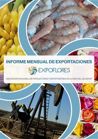 INFORME MENSUAL DE EXPORTACIONES
ASOCIACIÓN NACIONAL DE PRODUCTORES Y EXPORTADORES DE FLORES DEL ECUADOR
 