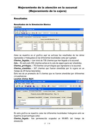 Informe Final  Del Proyecto De Simulacion De Sistemas