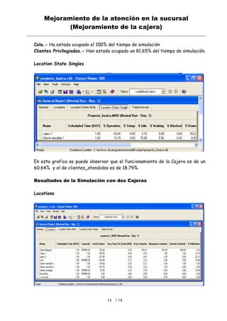 Informe Final  Del Proyecto De Simulacion De Sistemas