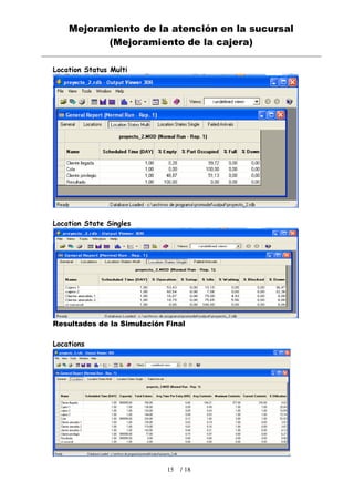 Informe Final  Del Proyecto De Simulacion De Sistemas