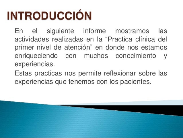 Informe final de el centro de salud