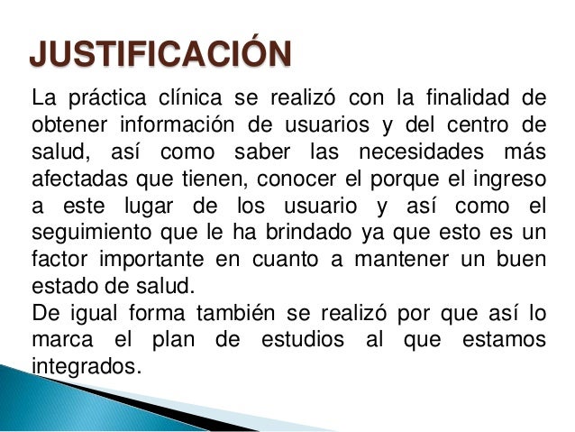 Informe final de el centro de salud