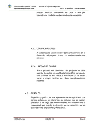 Rectangular Informe Informe final del canal rectangular iii | DOCX