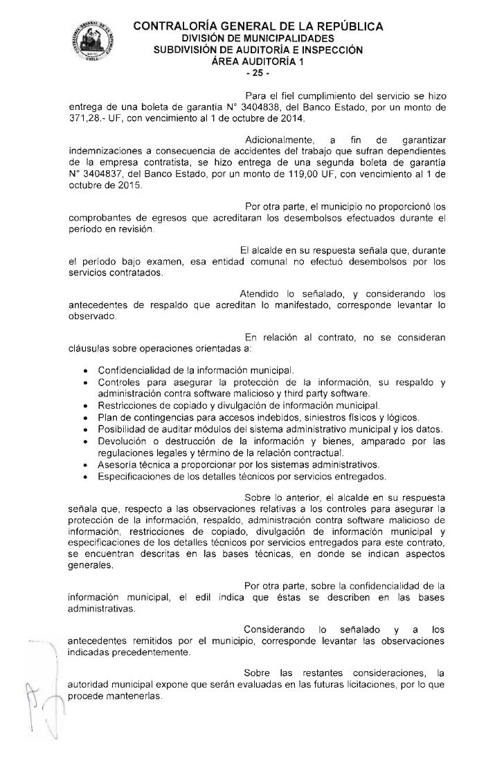 Informe final n15 11 municipalidad de providencia sobre 
