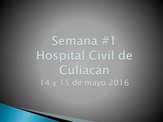 Myrn Informe final practica hospitalaria myrn | PPTX