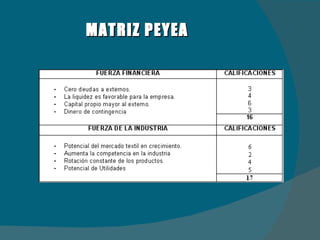 MATRIZ PEYEA 