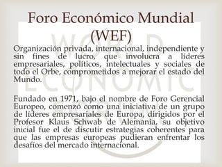 Informe global de competitividad 2016 2017 | PPTX