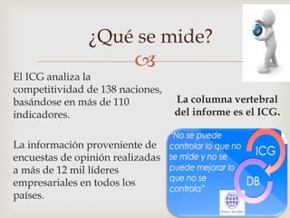 Informe global de competitividad 2016 2017 | PPTX