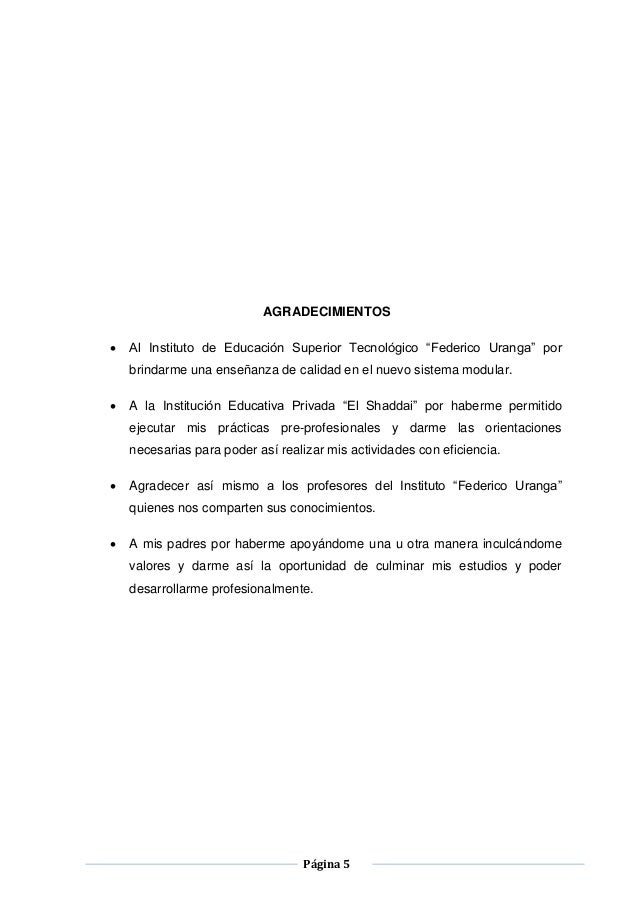 Informe DE PRACTICAS PREPROFESIONALES