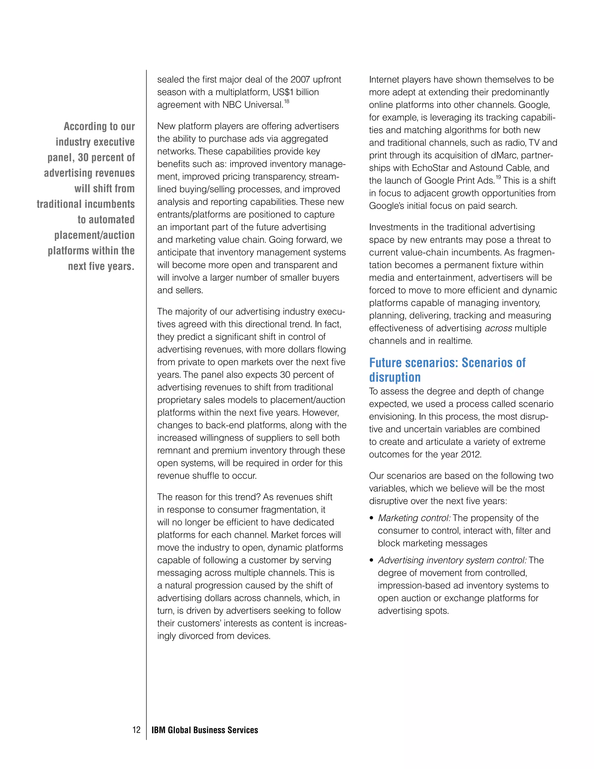 Informe Ibm End of Advertisement as we know it