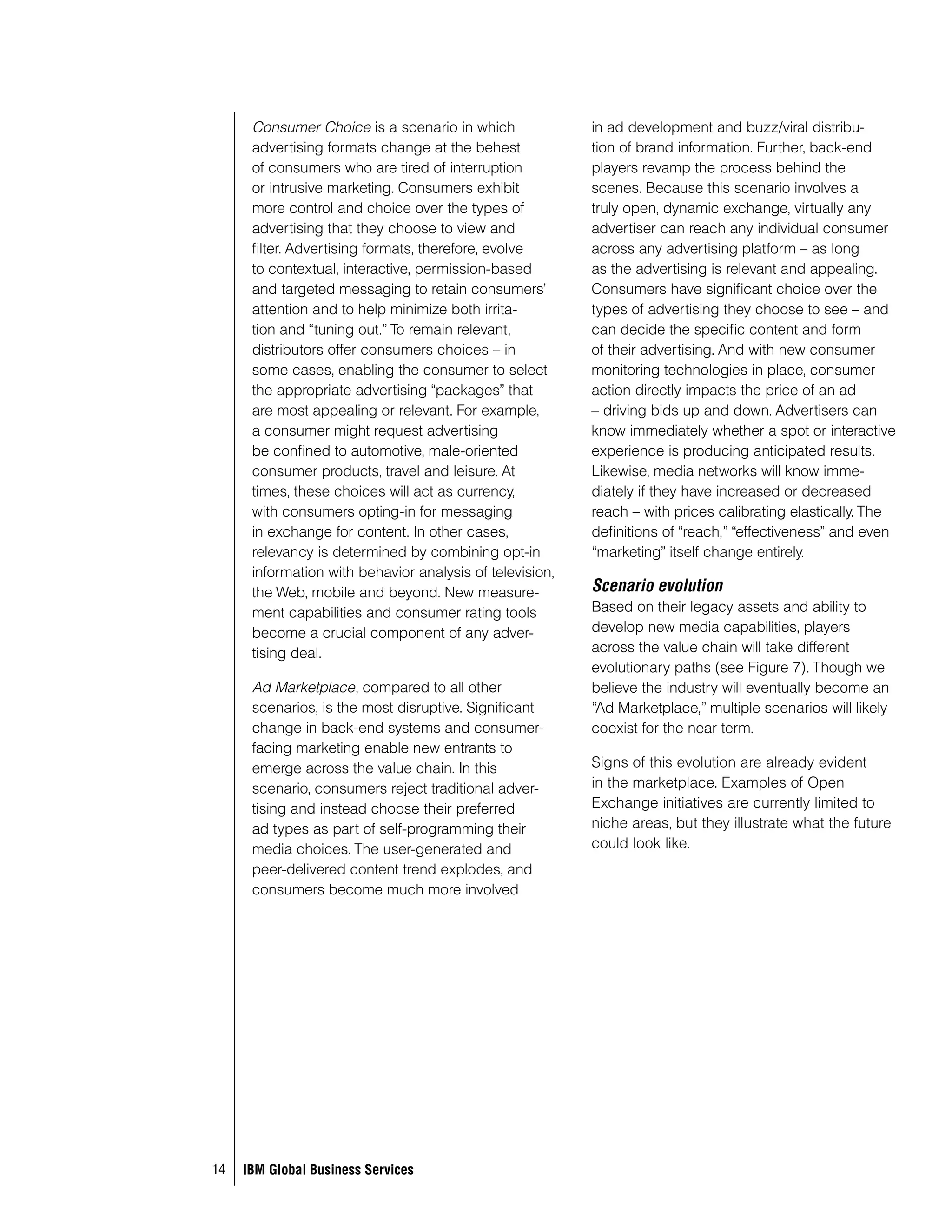 Informe Ibm End of Advertisement as we know it