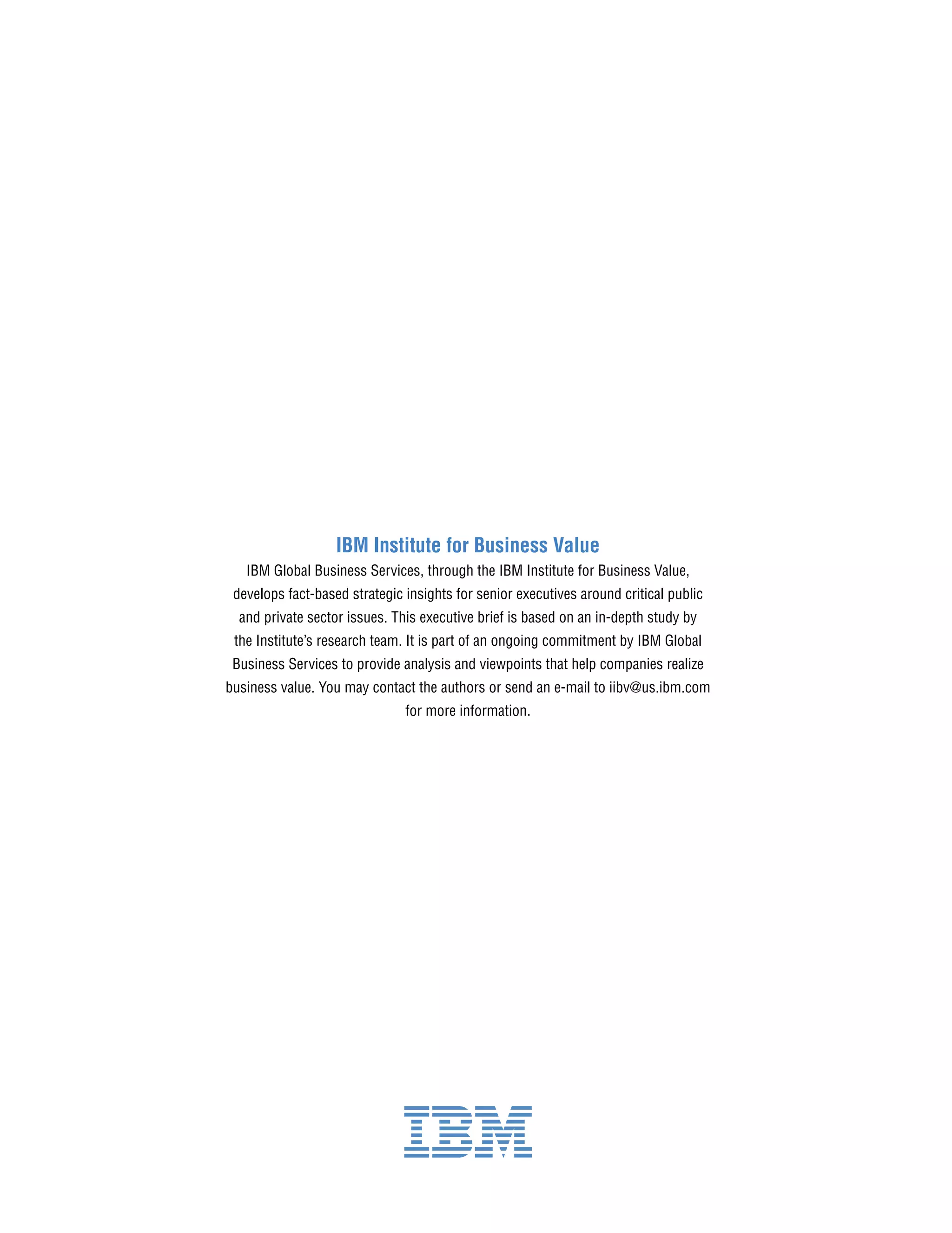 Informe Ibm End of Advertisement as we know it