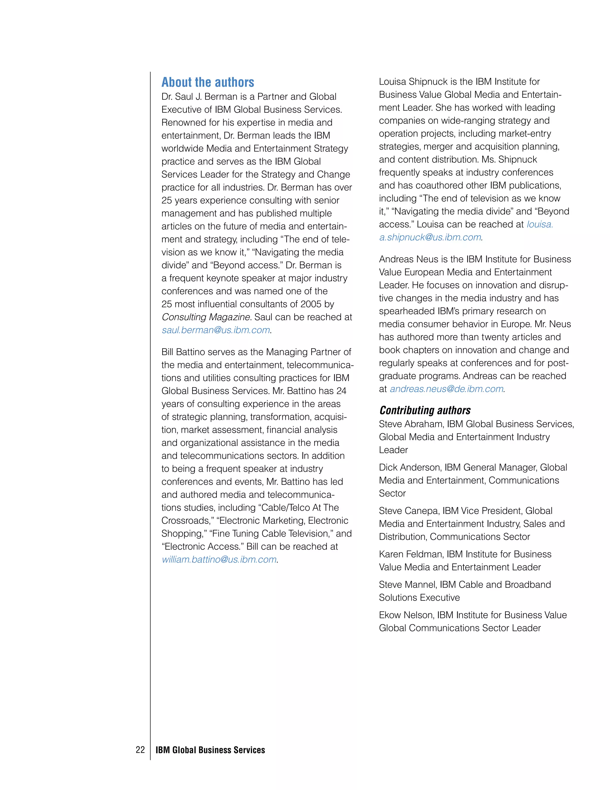 Informe Ibm End of Advertisement as we know it