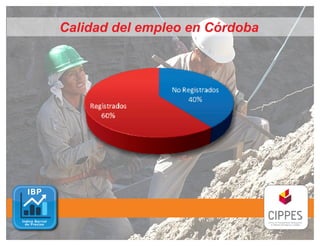 Calidad del empleo en Córdoba
 