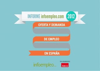 Presentación Informe infoempleo 2012