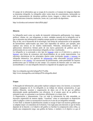 Informe Infografía | DOC