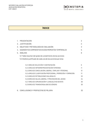 Informe de Evaluación Intermedia del II Plan de Igualdad de la ...