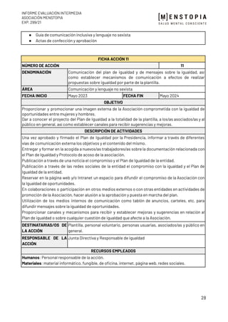 Informe de Evaluación Intermedia del II Plan de Igualdad de la ...