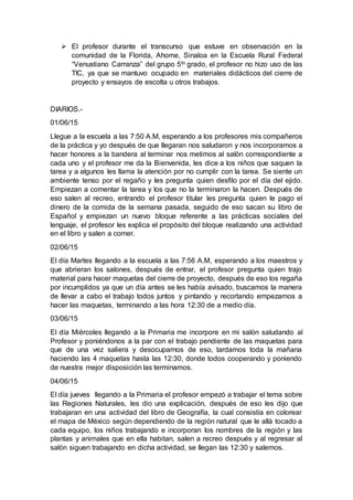 Informe las tic observaciones cinthia medina 2 b | PDF