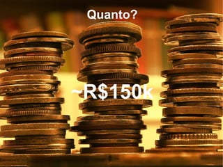 Quanto? ~R$150k 