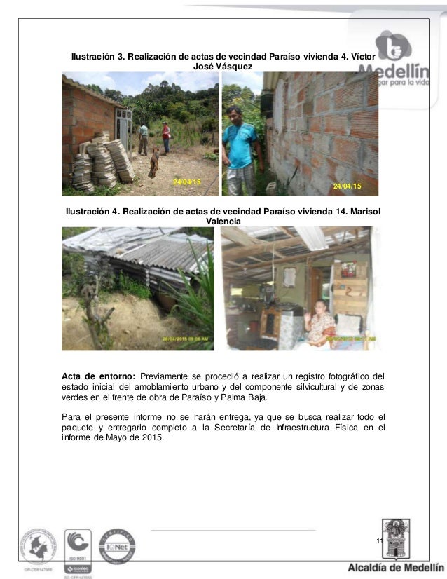 Informe mensual socio ambiental no 1 abril 2015