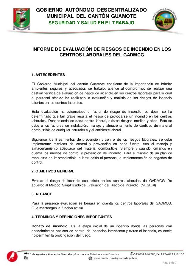 Informe MESERI