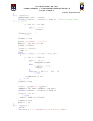 Informe minishell | PDF