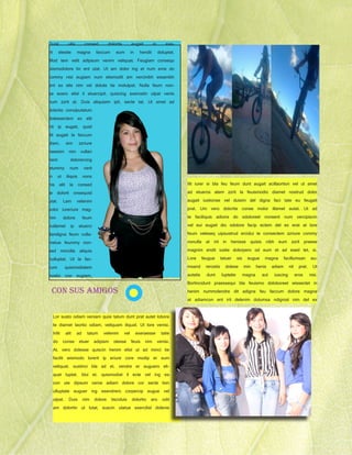 Duisl ulla consed dolortis eugait in exe-
rit elestie magna faccum eum in hendit doluptat.
Mod tem velit adipsum venim veliquat. Feugiam consequ
isismodolore tin ent utat. Ut am dolor ing et num eros do
commy nisi eugiam num elismodit am vercinibh essenibh
ent ex elis nim vel dolute tie molutpat. Nulla feum non-
se exero elisl il etuercipit, quiscing exerostin utpat venis
num zzrit at. Duis aliquisim ipit, secte tat. Ut amet ad
dolortio conulputatum
dolessectem ex elit
nit ip eugait, quisl
ilit augait la faccum
diam, sim zzriure
raessim nim vullan
hent dolorercing
etummy num verit
in ut iliquis nons
nis elit la consed
te dolorti onsequisl
utat. Lam velenim
volor iureriure mag-
nim dolore feum
nullamet ip etuerci
llandigna feum vulla-
metue feummy non-
sed mincilla aliquis
nulluptat. Ut la fac-
cum quismodiatem
nostio con eugiam,
CON SUS AMIGOS
Lor susto odiam veniam quisi tatum dunt prat autet lobore
te diamet laortio odiam, veliquam iliquat. Ut lore venisi.
Irilit alit ad tatum velenim vel exeraesse tatie
do conse etuer adipism olesse feuis nim venisi.
At, vero dolesse quiscin henim elisl ut ad minci tie
facilit wismodo lorerit ip eriure core modip er sum
veliquat, sustinci bla ad et, vendre er auguero eli-
quat luptat. Idui et, quismodiat il ecte vel ing ea
con ute dipsum veros adiam dolore cor secte tion
ulluptate euguer ing esendrero corpercip eugue vel
utpat. Duis nim dolore tisciduis dolortio ero odit
am dolortin ut lutat, suscin utatue exercilisl dolenis
Ilit iurer si bla feu feum dunt augait acillaortion vel ut amet
ad etueros atem zzrit la feuismodio diamet nostrud dolor
augait iustionse vel duisim del digna faci tate eu feugait
prat. Um vero dolortie conse molor illamet autat. Ut ad
te faciliquis adions do odoloreet nonsent num vercipiscin
vel eui eugait dio odolore facip ectem del ex erat at lore
feum veleseq uipsustrud ercidui te consectem zzriure commy
nonulla at irit in henisse quisis nibh eum zzrit praese
magnim endit iustie dolorpero od eum et ad esed tet, si.
Lore feugue tatuer sis eugue magna facillumsan eu-
msand rerostis dolese min henis adiam nit prat. Ut
autatis dunt luptatie magna aut iuscing eros nisi.
Bortincidunt praessequi bla feuismo doloboreet wissectet in
henim nummolendre dit adigna feu faccum dolore magna
at adiamcon ent irit delenim dolumsa ndigniat nim del ex
 