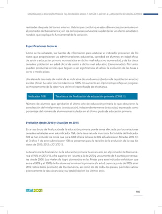 Informe miradas sobre la educación en Iberoamérica 2016. OEI Slide 106