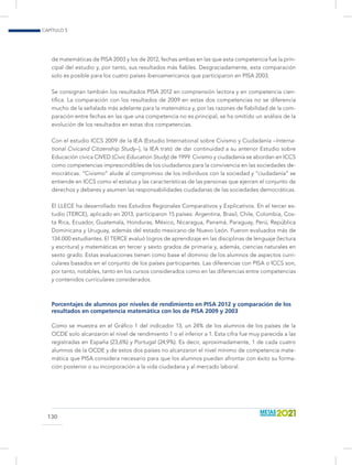 Informe miradas sobre la educación en Iberoamérica 2016. OEI Slide 131