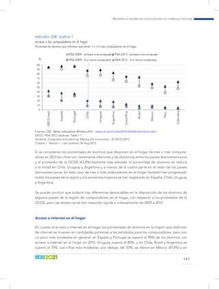 Informe miradas sobre la educación en Iberoamérica 2016. OEI Slide 148