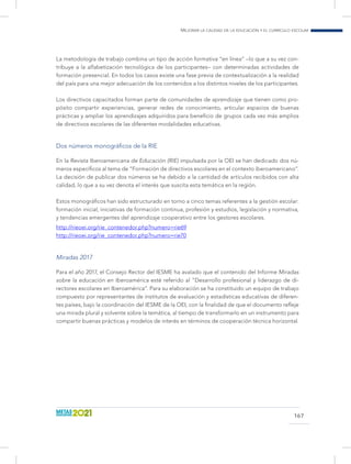 Informe miradas sobre la educación en Iberoamérica 2016. OEI Slide 168