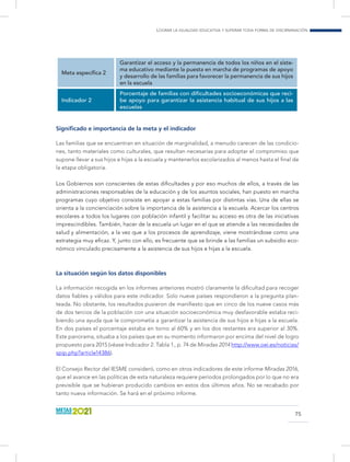 Informe miradas sobre la educación en Iberoamérica 2016. OEI Slide 76