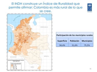 Informe Nacional  de Desarrollo Humano 2011