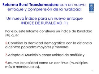 Informe Nacional  de Desarrollo Humano 2011