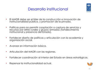 Informe Nacional  de Desarrollo Humano 2011