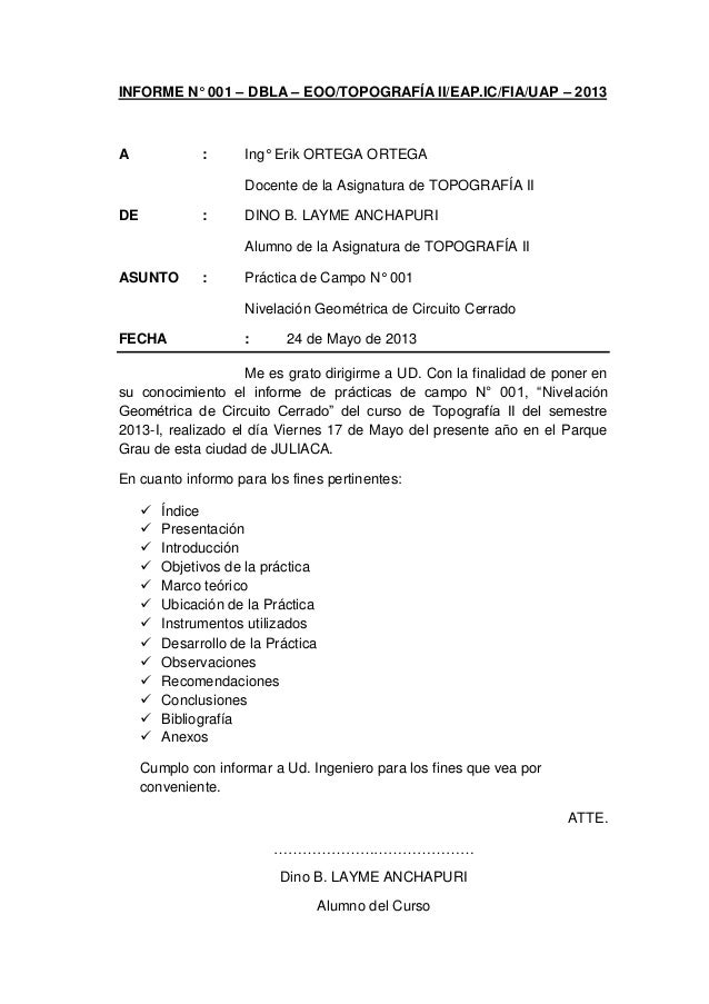 informe nivelacion 2 638