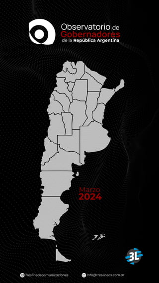 Marzo
de la República Argentina
Info@treslineas.com.ar
Treslineascomunicaciones
 