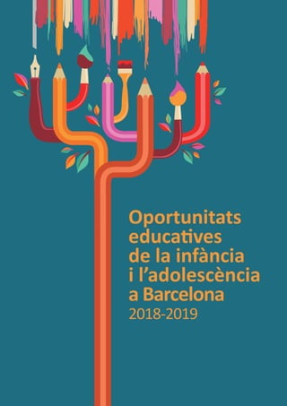 Oportunitats
educatives
de la infància
i l’adolescència
a Barcelona
2018-2019
 