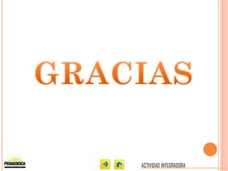 ACTIVIDAD INTEGRADORA
 