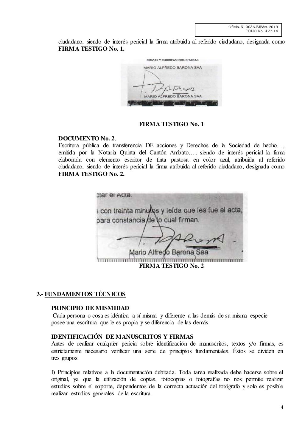 Informe Pericial Forense 2019 Informe Pericial Forense 2019