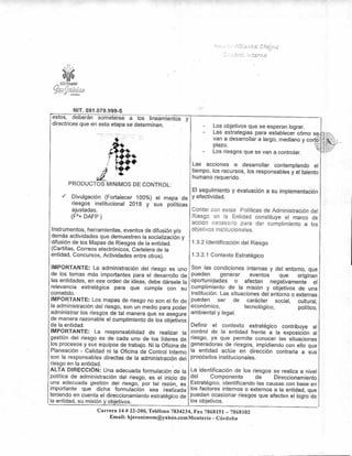 Informe pormenorizado del sistema de control interno E.S.E.HOSPITAL SAN ...