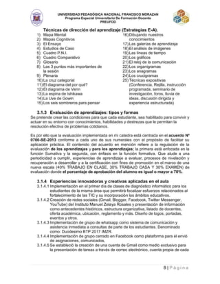 Informe practica docente UPNFM | PDF