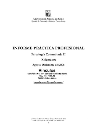 Informe practica 4 - Exercícios de Psicologia
