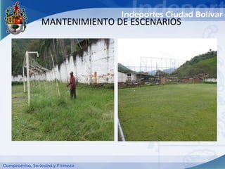 MANTENIMIENTO DE ESCENARIOS
 