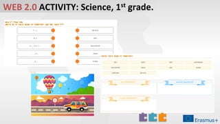 WEB 2.0 ACTIVITY: Science, 1st grade.
 