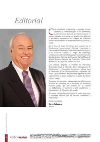 Con actividades académicas e invitados ilustres 
concluyó la celebración por el 50 aniversario, 
acontecimientos que nos p...