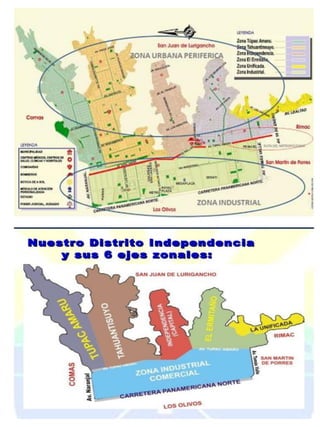 Smp Distrito Mapa LIMITE ENTRE LOS DISTRITO DE INDEPENDENCIA Y SMP ES LA AV. TOMAS VALLE ...